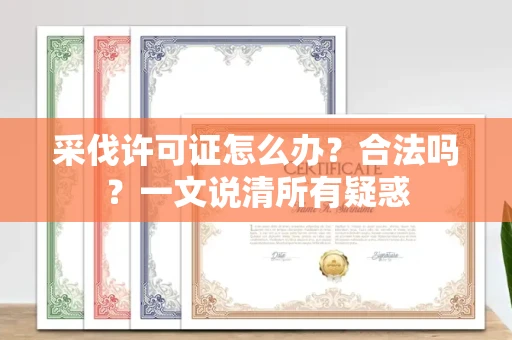 全国采伐许可证怎么办?合法吗?一文说清所有疑惑